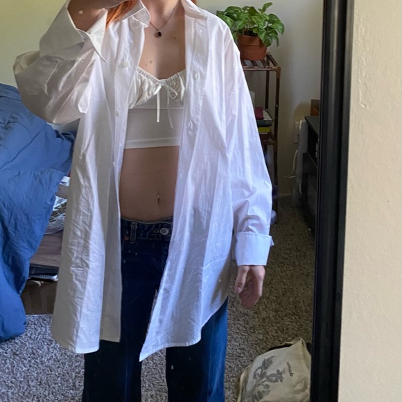 h&m white button down - Picture 2 of 4